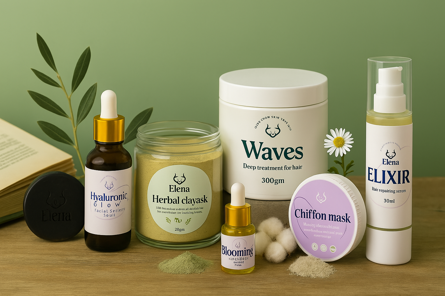 روتين جمال طبيعي من إلينا خطوات يومية لبشرة نقية وشعر صحي