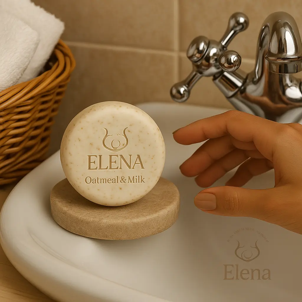 elena-oatmeal-milk-soap-styled-bath-scene-natural-cleaning.webp