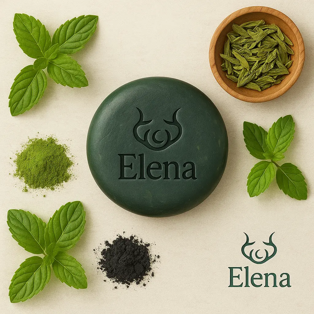 chlorophyll_soap_flatlay_natural_ingredients_elena.webp