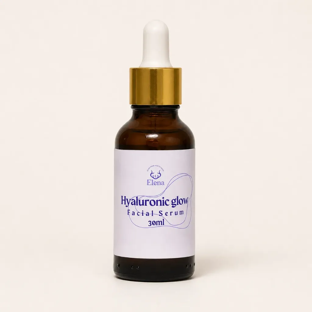 Hyaluronic Glow Serum for Wrinkle Reduction & Deep Hydration