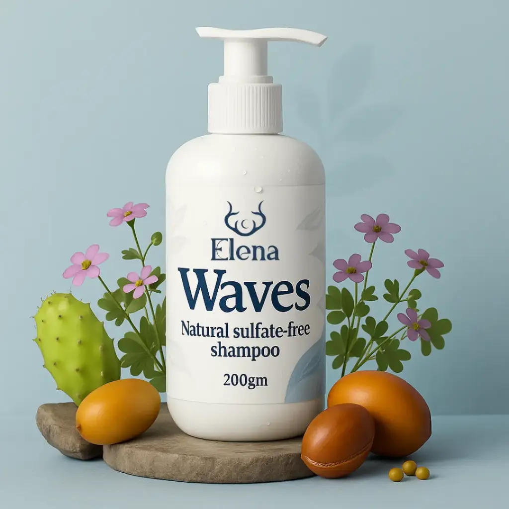 Waves Shampoo for Gentle Cleansing & Moisture Balance