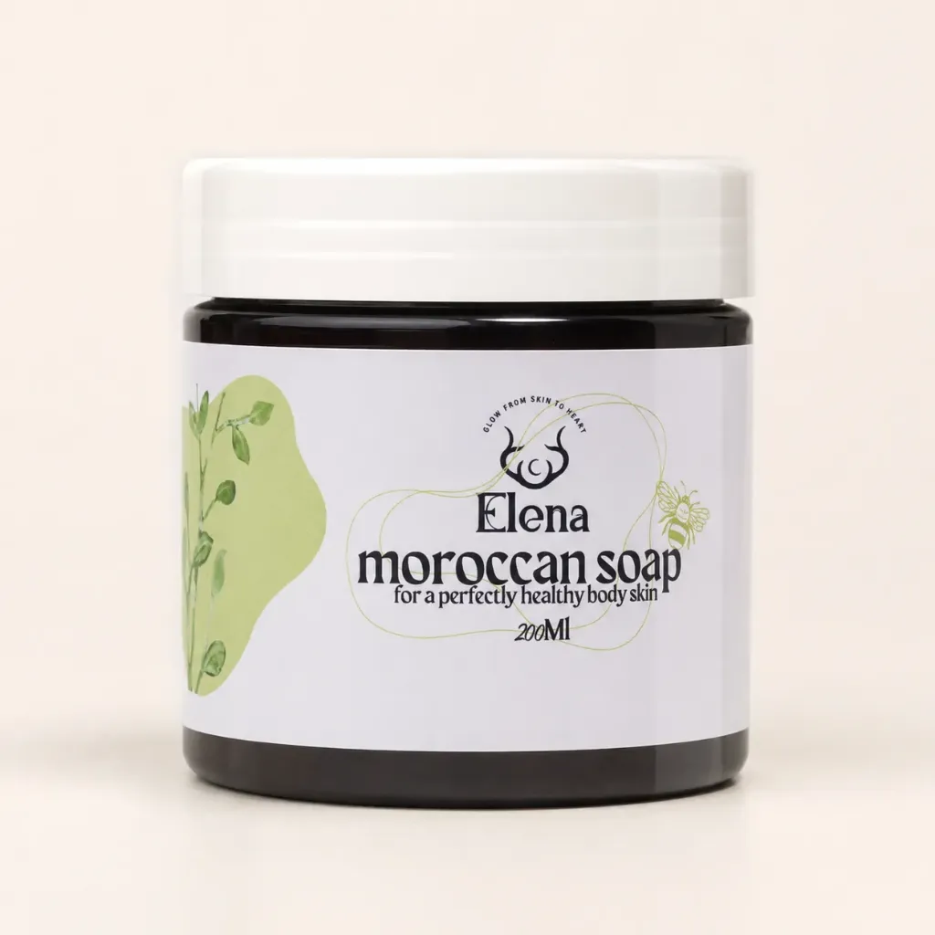 Moroccan Soap for Deep Body Cleansing & Skin Renewal