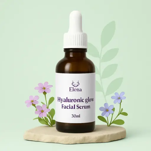 Hyaluronic Glow Serum for Wrinkle Reduction & Deep Hydration